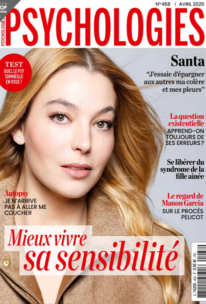 Couverture de Psychologies Magazine, numéro 468, avril 2025.